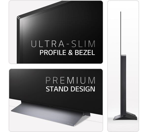 LG OLED77C24LA 77" Smart 4K Ultra HD HDR OLED TV with Google Assistant & Amazon Alexa - smartappliancesuk