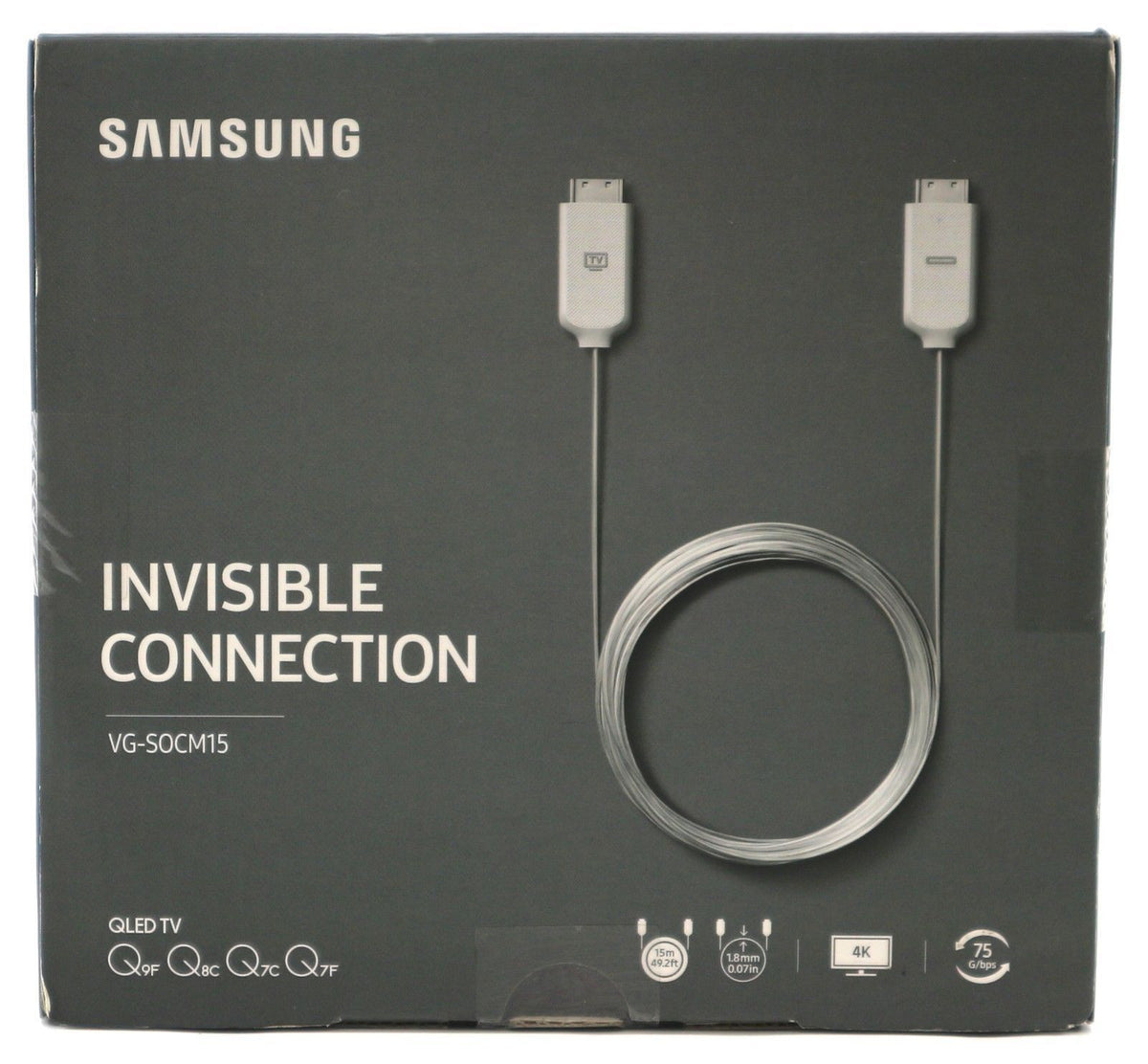 Samsung VGSOCM15 15 Metre QLED Invisible Fiber Optic Connection Cable - smartappliancesuk
