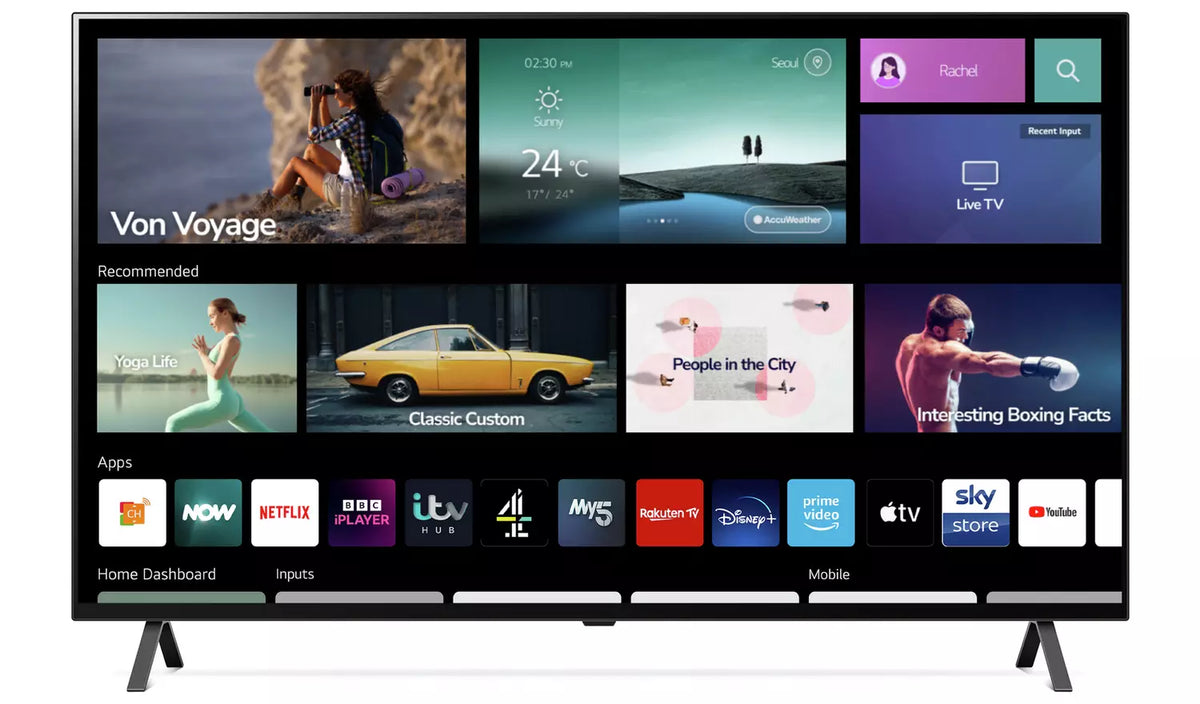 LG OLED55A26LA 55" Smart 4K Ultra HD HDR OLED TV with Google Assistant & Amazon Alexa - smartappliancesuk