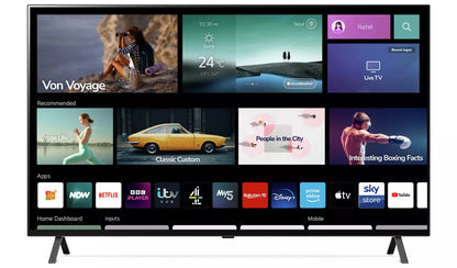LG OLED48A26LA 48" Smart 4K Ultra HD HDR OLED TV with Google Assistant & Amazon Alexa - smartappliancesuk