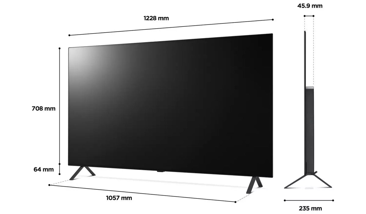 LG OLED55A26LA 55" Smart 4K Ultra HD HDR OLED TV with Google Assistant & Amazon Alexa - smartappliancesuk