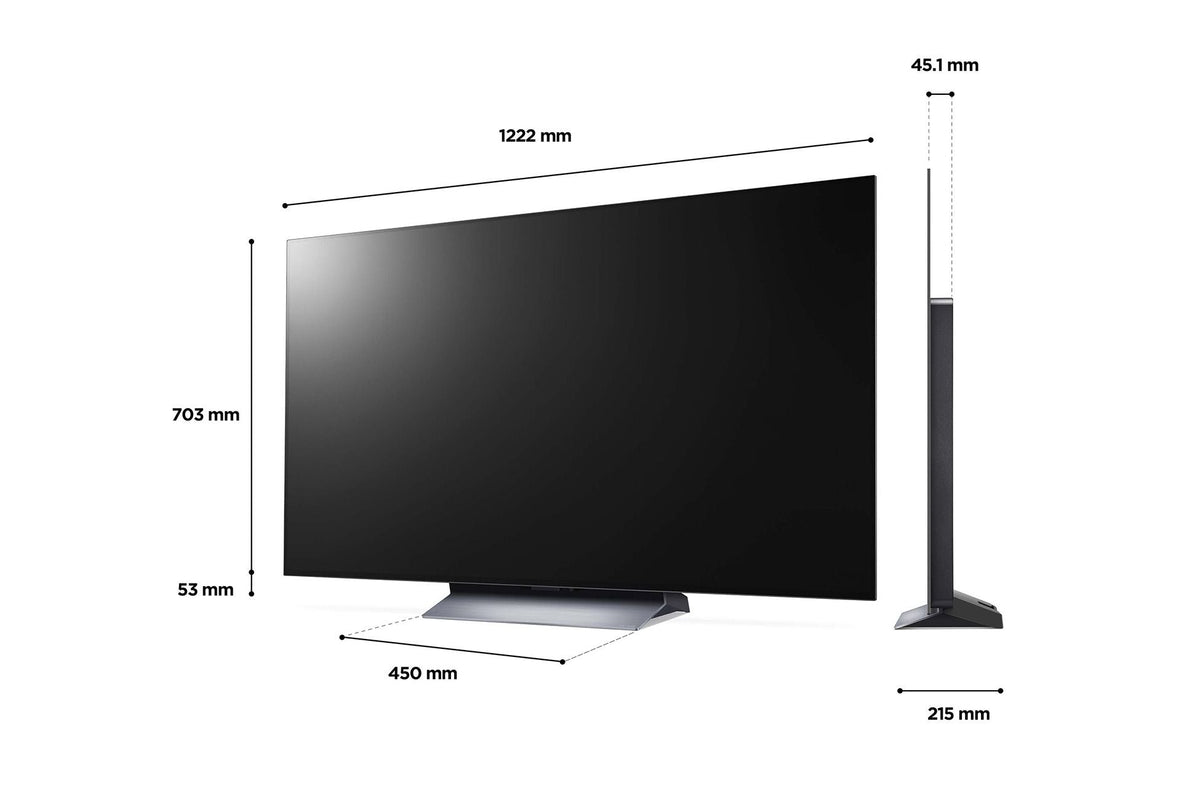 LG OLED55C24LA 55" Smart 4K Ultra HD HDR OLED TV with Google Assistant & Amazon Alexa - smartappliancesuk