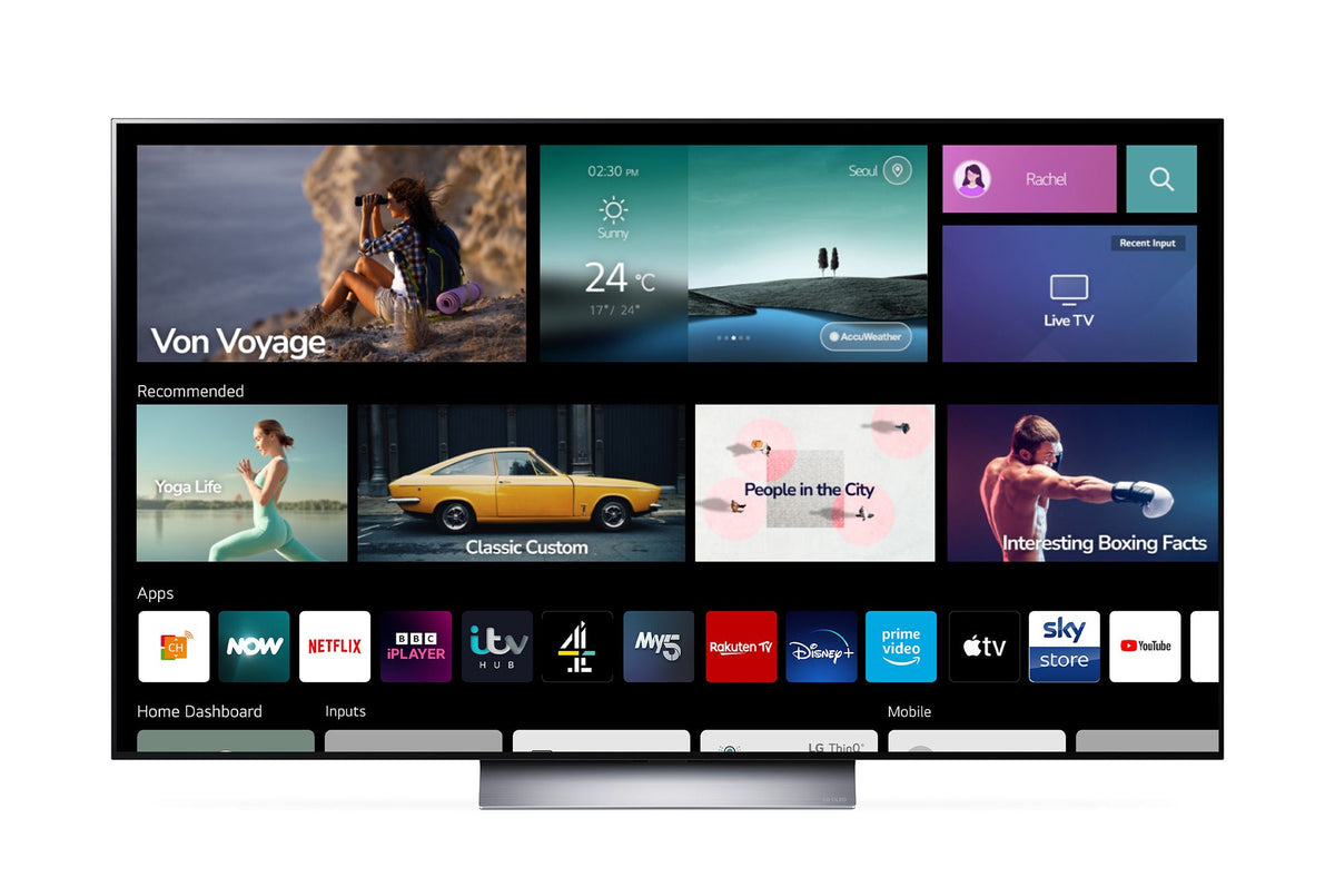LG OLED55C24LA 55" Smart 4K Ultra HD HDR OLED TV with Google Assistant & Amazon Alexa - smartappliancesuk