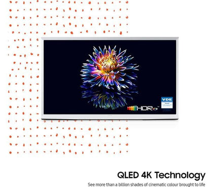 SAMSUNG The Serif QE43LS01BAUXXU 43" Smart 4K Ultra HD HDR QLED TV with Bixby, Alexa & Google Assistant - Cloud White - smartappliancesuk