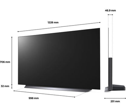 LG OLED55CS6LA 55" Smart 4K Ultra HD HDR OLED TV with Google Assistant & Amazon Alexa - smartappliancesuk